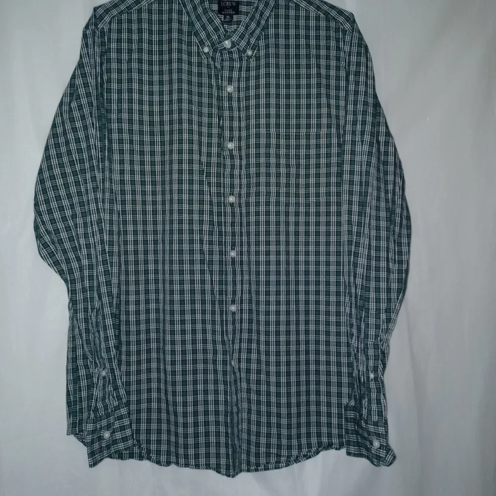 J.CREW  MEN'S SLIM  LONG SLEEVE  BUTTON DOWN SHIRT